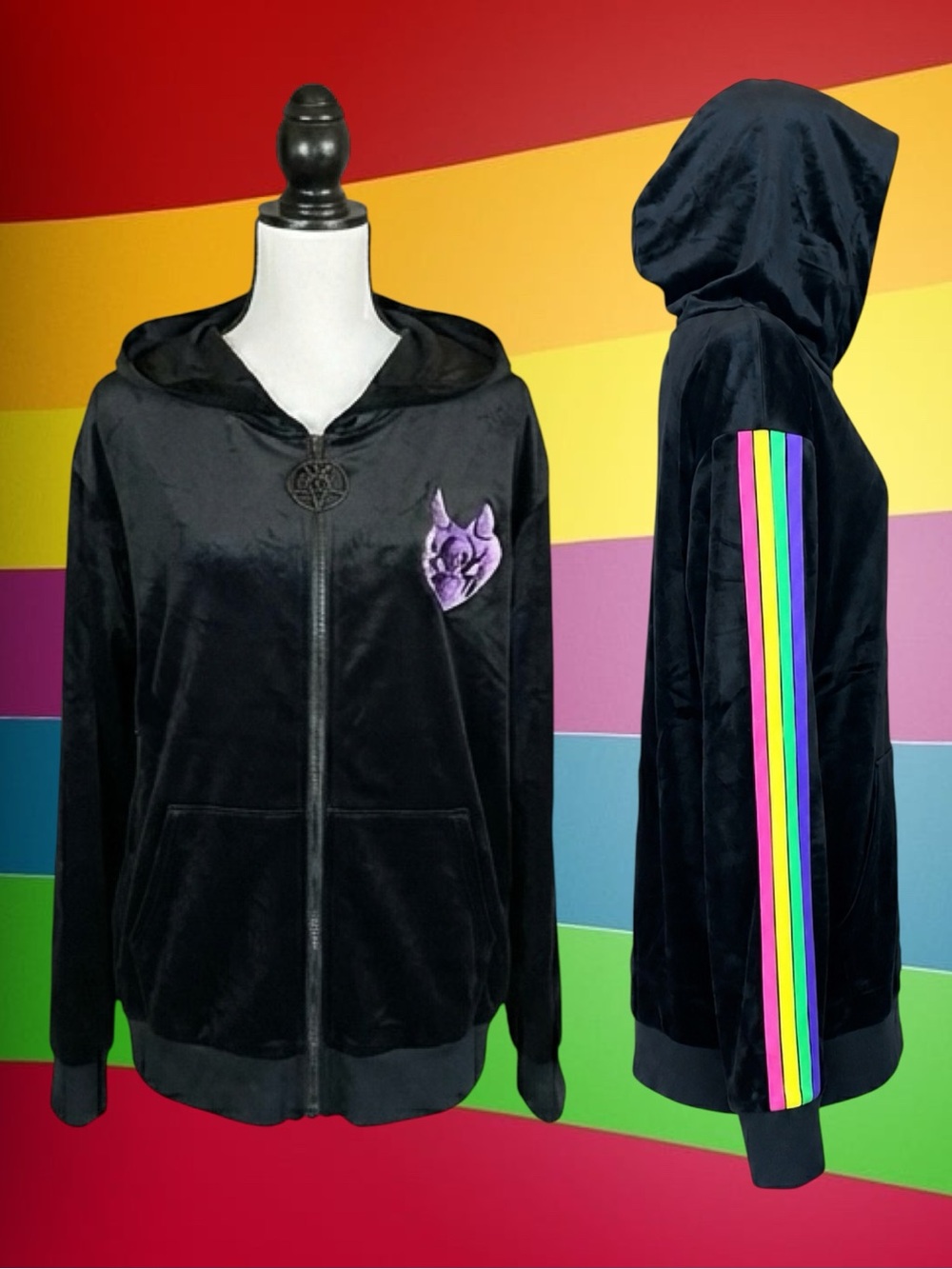 Killstar Goth Whimsigoth Punk Grunge Alt Festival Streetwear Athleisure Hoodie L